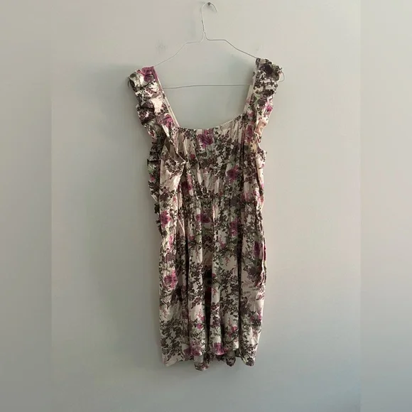 Kate Quinn Pinafore Ruffle Romper – Purple Queen Anne’s Lace Women’s XL - Picture 3 of 3